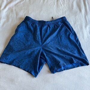 Lululemon Licensed to Train Shorts 7” inseam with liner.